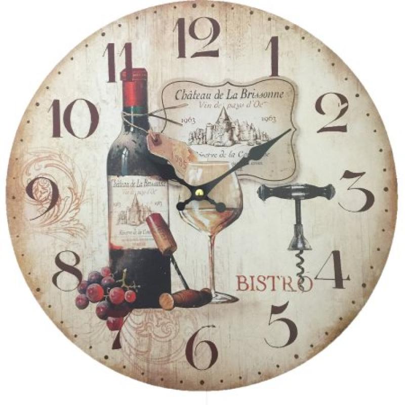 Wine Design Wall Clock