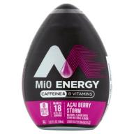 MiO Energy Liquid Water Enhancer Acai Berry Storm, 1.62 FL OZ (48ml) Bottle