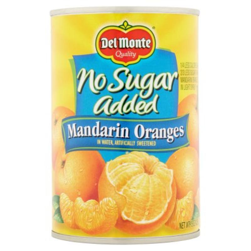 Del Monte No Sugar Added Mandarin Oranges In Water, 15.0 OZ