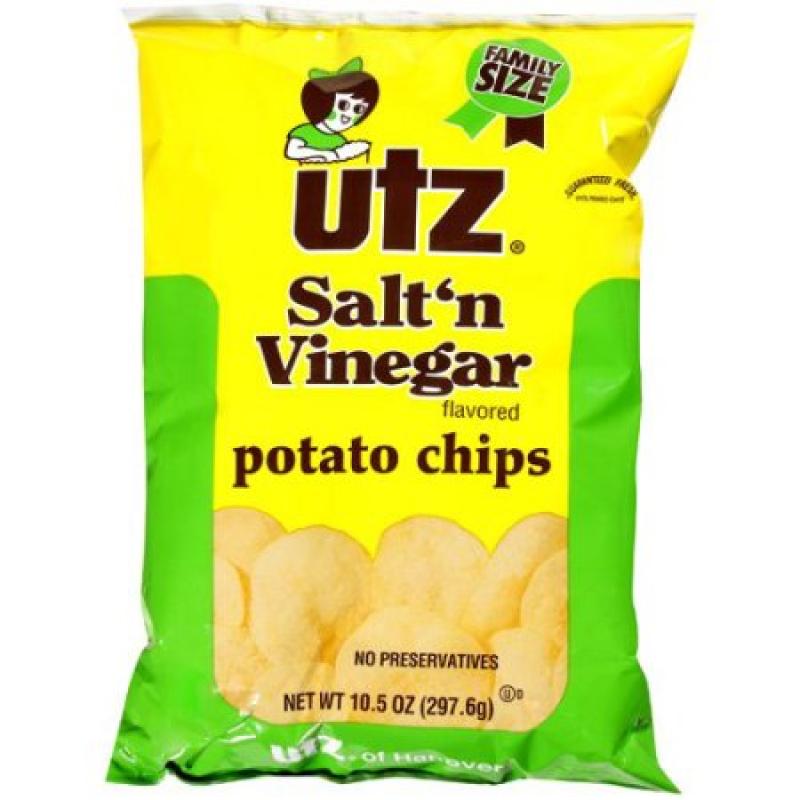 Utz Salt &#039;N Vinegar Potato Chips, 10.5 oz