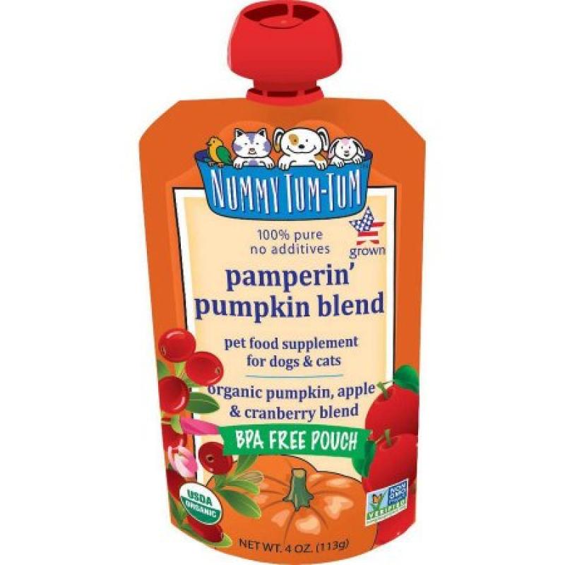 Nummy Pet Organic Nummy Pamerin Pumpkin, 4 oz, 12-Pack