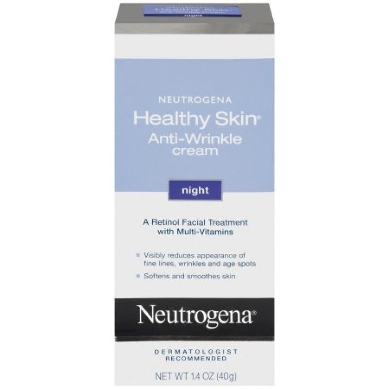 Neutrogena Healthy Skin Anti-Wrinkle Cream Night, 1.4 Oz