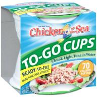 Chicken of the Sea® Chunk Light Tuna in Water 2-2.8 oz. To-Go Cups