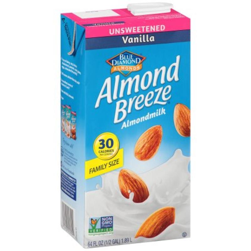 Blue Diamond Almond Breeze Vanilla Almondmilk, 64 fl oz