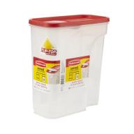 Rubbermaid Flip Top Cereal Keeper, Modular Food Storage Container,18 Cup