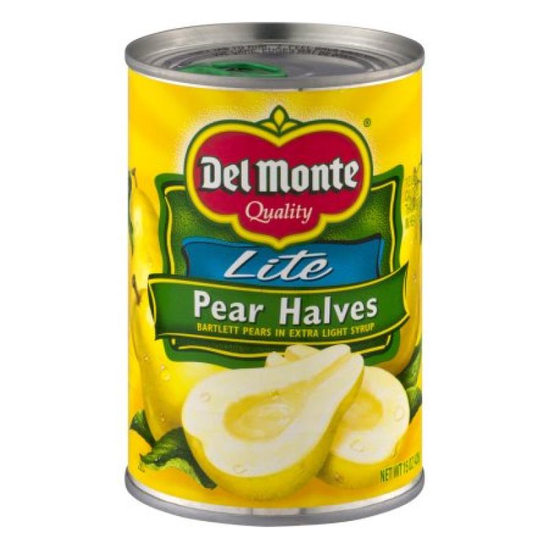Del Monte Lite Pear Halves Extra Light Syrup, 15.0 OZ