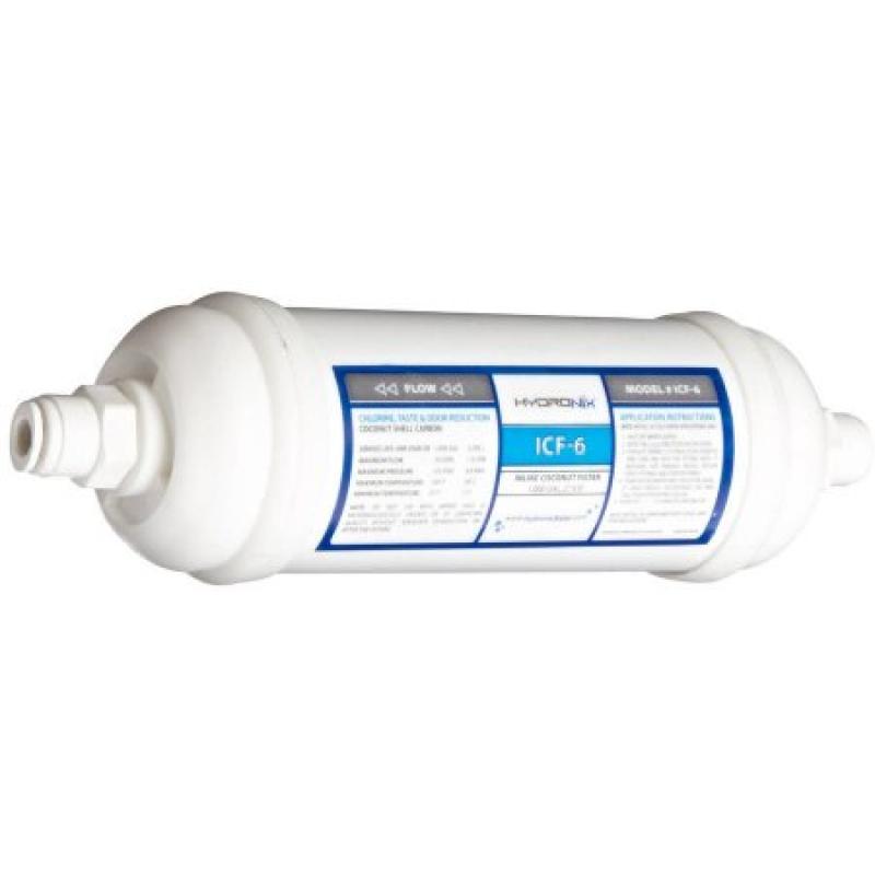 ICF-6 Hydronix Inline Coconut Carbon Filter