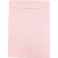 JAM Paper Open End (6" x 9") Envelopes, Basis Baby Pink,10pk