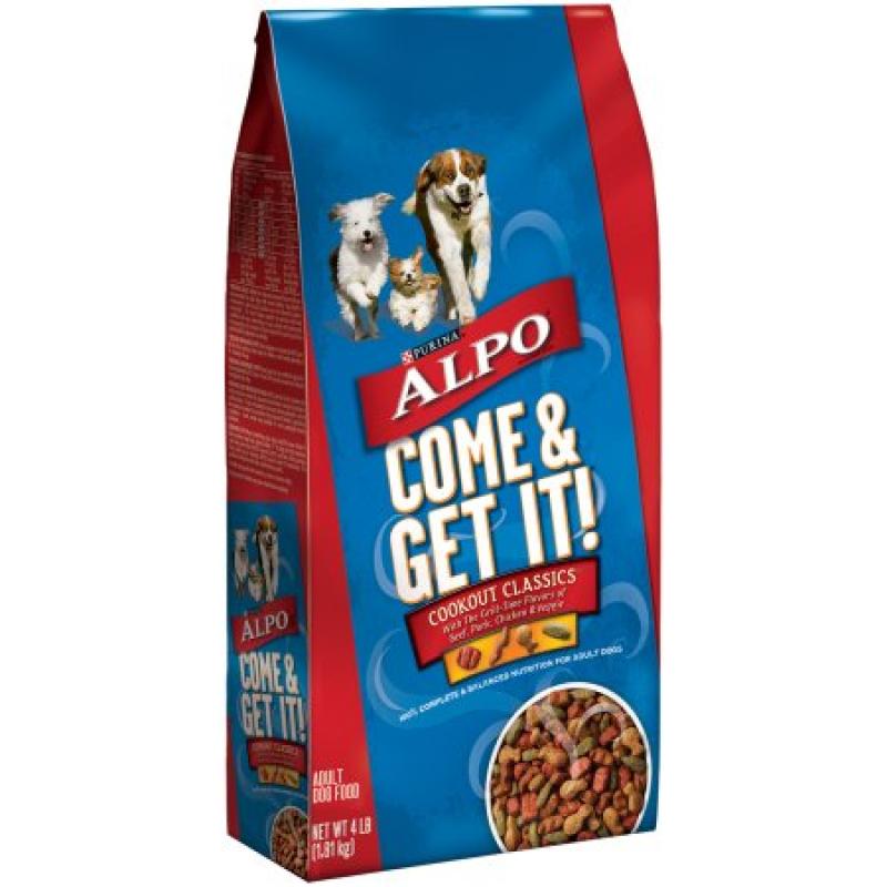 Purina ALPO Come & Get It! Cookout Classics Dog Food 4 lb. Bag