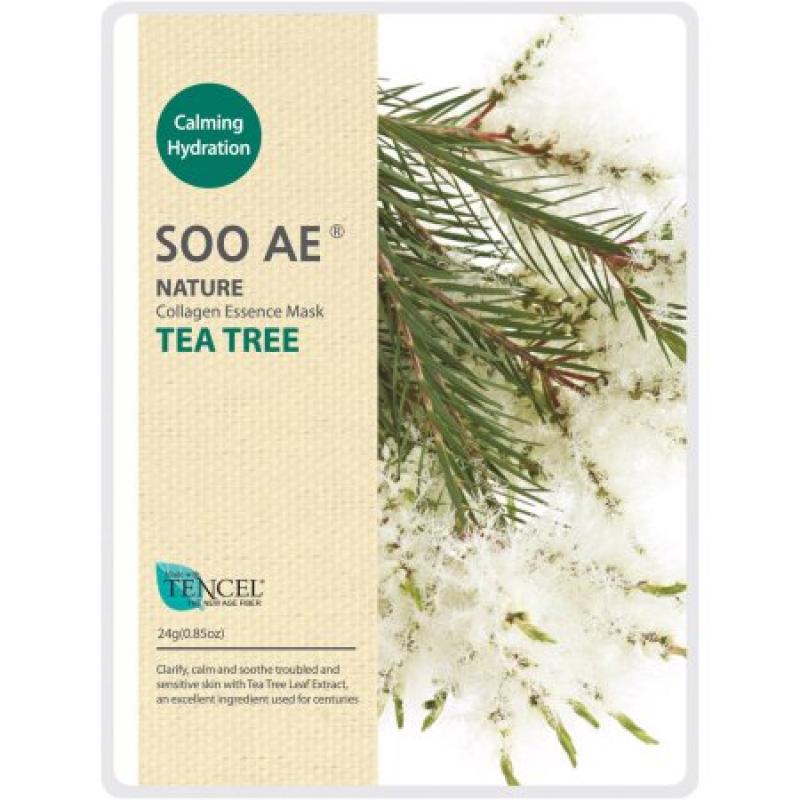 Soo Ae Nature Tea Tree Collagen Essence Mask, 0.85 oz
