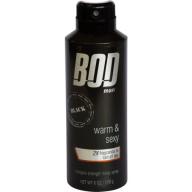 BOD Man Black Deodorant Body Spray, 6 oz