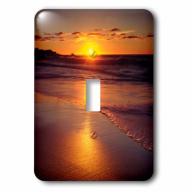 3dRose USA, California, San Diego, A Beach in La Jolla at Sunset., 2 Plug Outlet Cover