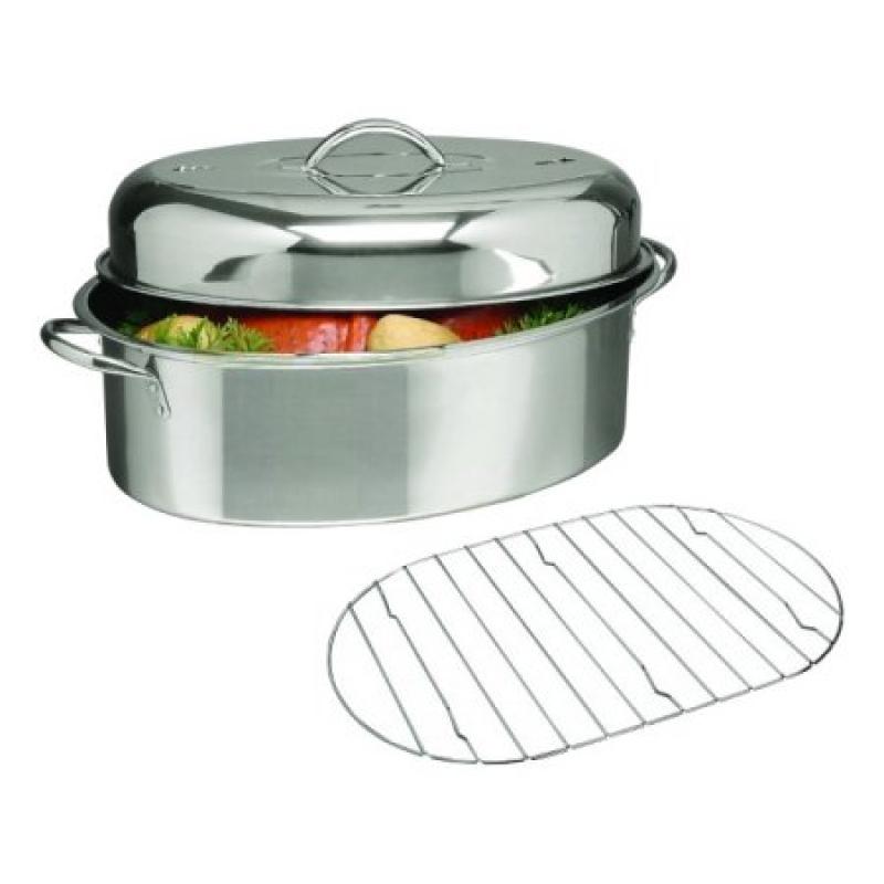 GH 16" Oval Roaster w Lid Rack