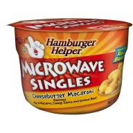 Betty Crocker Hamburger Helper Microwave Singles Cheeseburger Macaroni 1.6 oz Cup