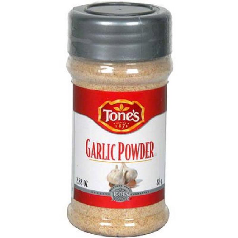 Tone&#039;s Garlic Powder, 2,88 oz (Pack of 6)