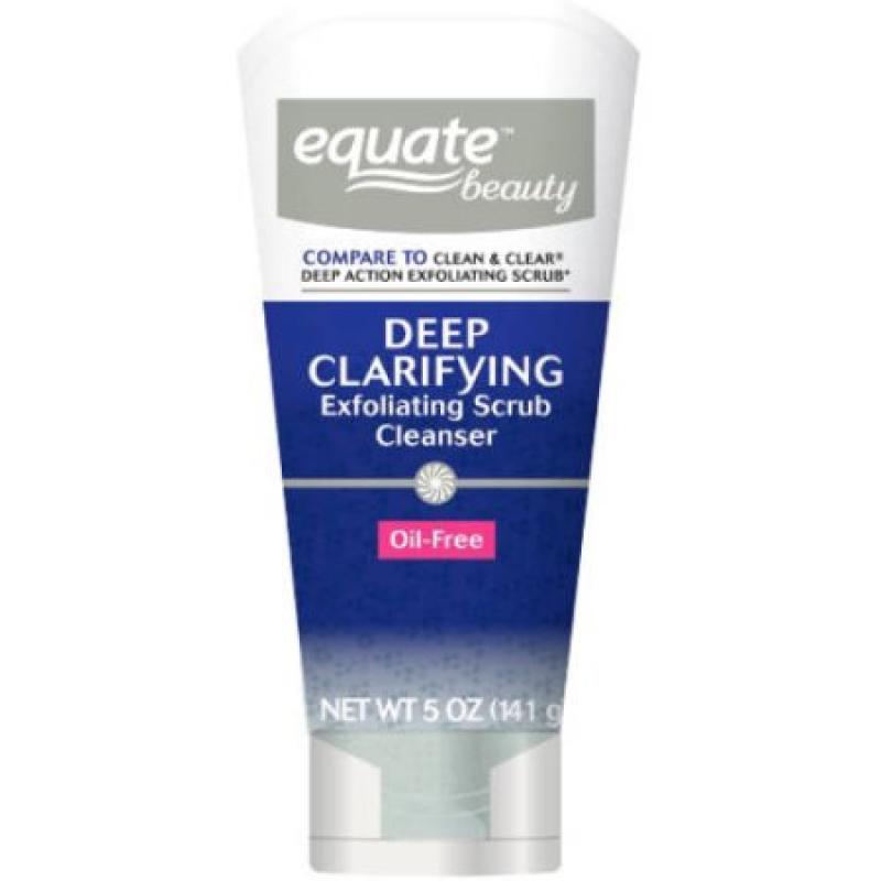 Equate Beauty Deep Clarifying Exfoliating Scrub Cleanser, 5 oz