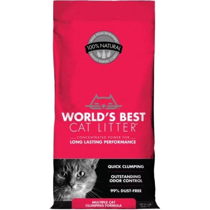 World&#039;s Best Cat Litter Multiple Cat Clumping Formula, 8 lbs