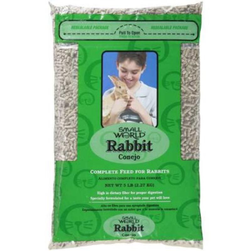 Small World: Complete Feed For Rabbits Rabbit, 5 lb