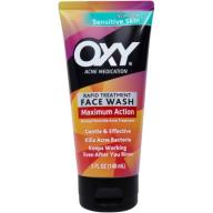 OXY Acne Medication Maximum Action Sensitive Advanced Face Wash, 5 fl oz