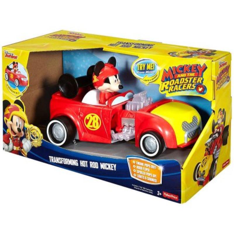 MICKEY AND THE ROADSTER RACERS TRANSFORMING HOT ROD MICKEY