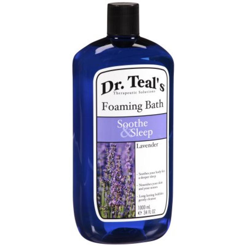 Dr Teal&#039;s Soothe & Sleep with Lavender Foaming Bath34 fl. oz. Bottle
