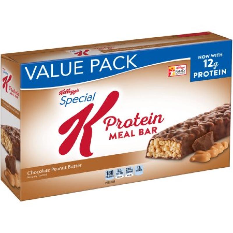 Kellogg&#039;s Special K Protein Chocolate PB Meal Bar, 12 count, 19 oz