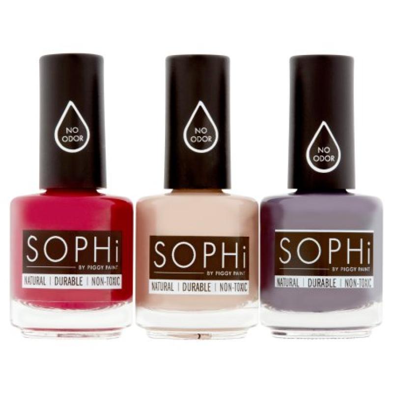 SOPHi Ured Attraction, Skinny Dip + Chips, Out of the Cellar Nail Polish Gift Set, 3 ct, 0.5 fl oz
