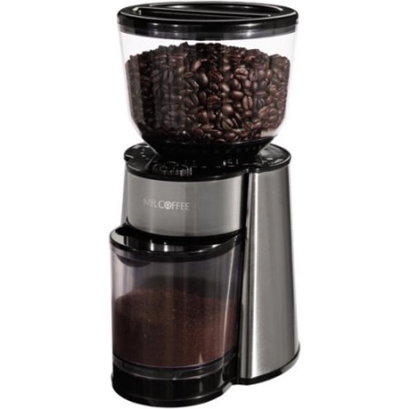 Mr. Coffee Automatic Burr Mill Grinder, BVMC-BMH23-WM