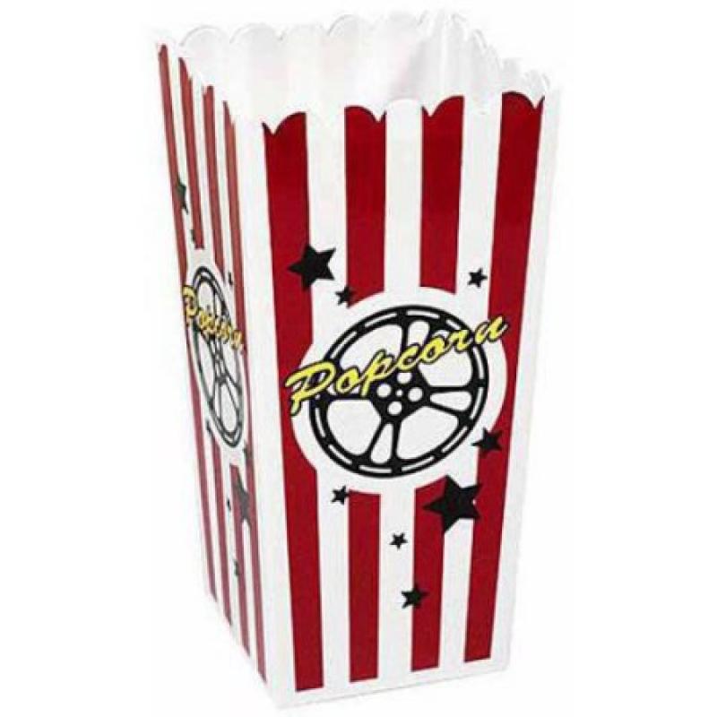 Plastic Popcorn Box, Set of 4