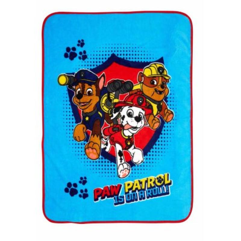 Nickelodeon Paw Patrol Toddler Blanket, Coral Plush