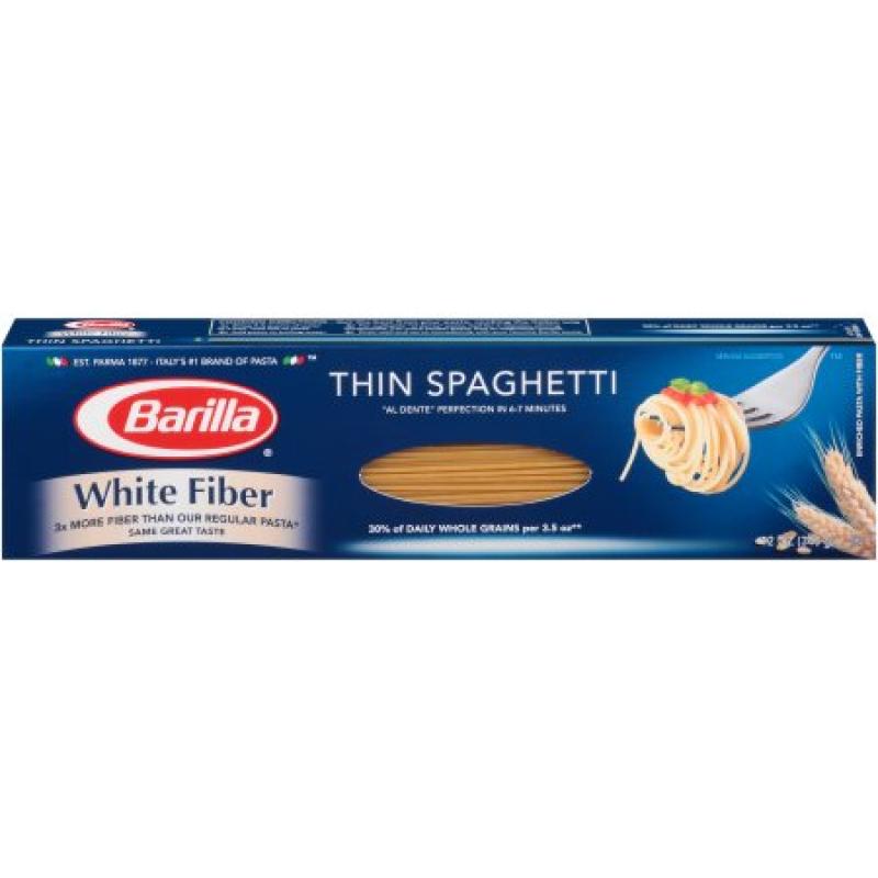 Barilla Pasta Thin Spaghetti White Fiber, 12 Oz