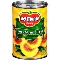 Del Monte California Freestone Peaches, Sliced, 15.25 Oz