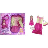 Funville Sparkle Girlz Doll with Dress Up, Caucasian, Princess