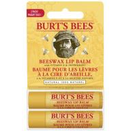Burt&#039;s Bees 100% Natural Moisturizing Lip Balm, Beeswax, 2 Tubes in Blister Box