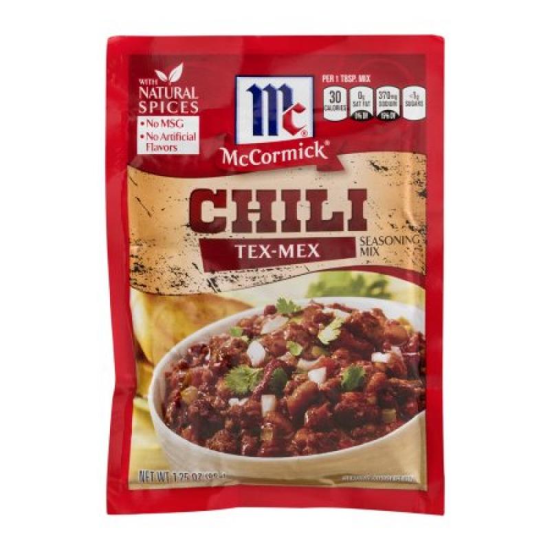 McCormick Chili Tex-Mex Seasoning Mix, 1.25 OZ