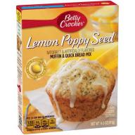 Betty Crocker® Muffin & Quick Bread Mix Lemon Poppy Seed 14.5 oz Box