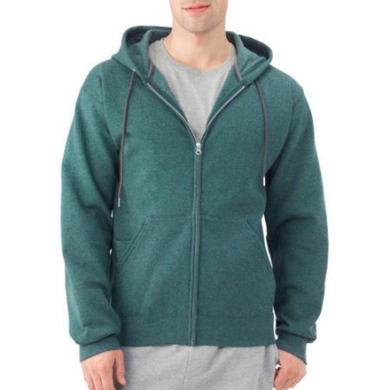 Fruit of the Loom Men&#039;s Dual Defense Fleece Full Zip Hooded Sweatshirt