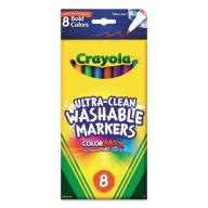 Crayola Fine Point Washable Markers Classic Colors - Bold, 8 count