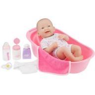 JC Toys Berenguer 14" La Newborn Doll with Bath Set
