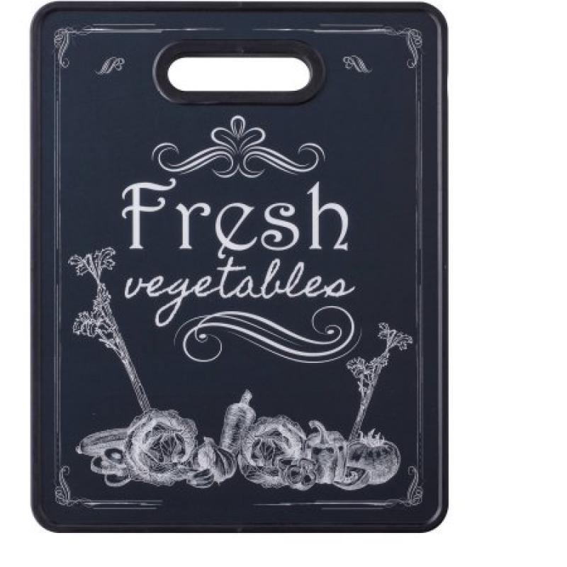 Farberware 11" x 14" Nonslip Cutting Board, Fresh Veggies
