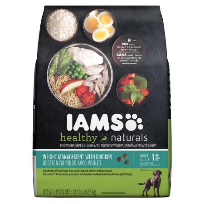 IAMS HEALTHY NATURALS Adult Weight Management With Chicken Dry Dog Food 12.5 Pounds