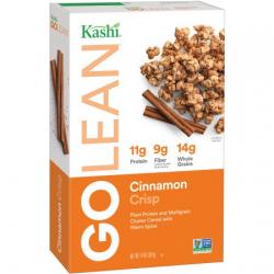 Kashi Go Lean Breakfast Cereal, Cinnamon Crisp, 14 Oz