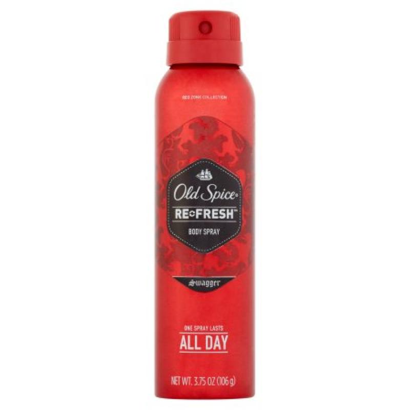 Old Spice Red Zone Collection Refresh Swagger Body Spray 3.75oz