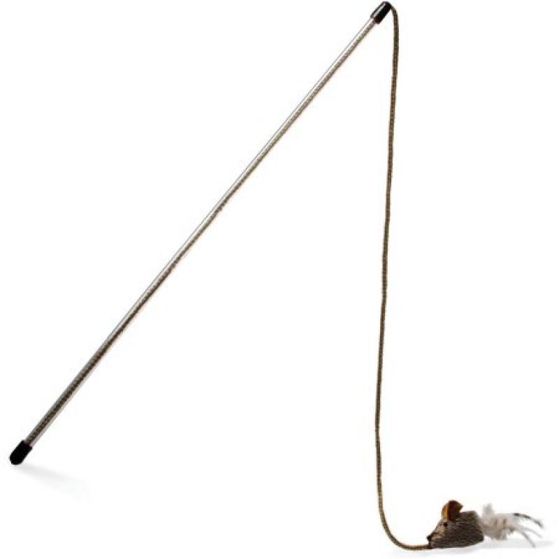 Pet Zone Tethered and Feathered Wand Cat Toy
