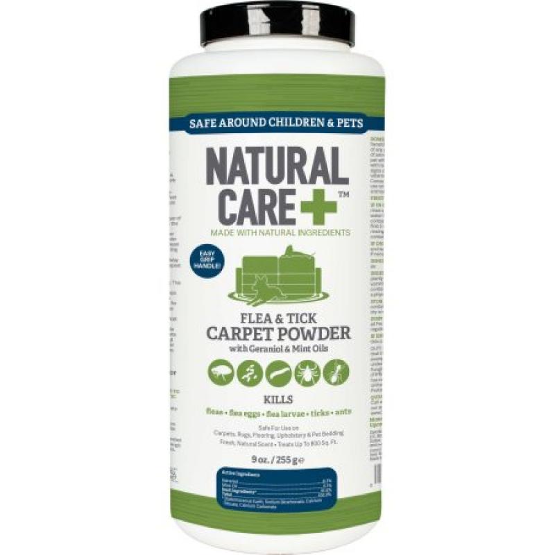 Natural Care Flea and Tick Natural Powder, 9 oz