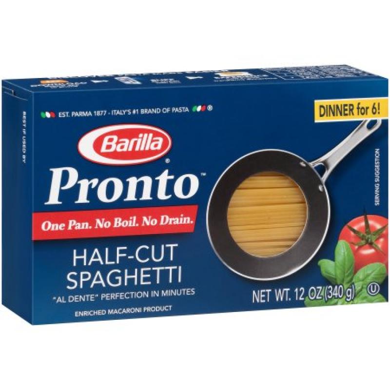 Barilla Pronto Spaghetti Pasta, 12 oz