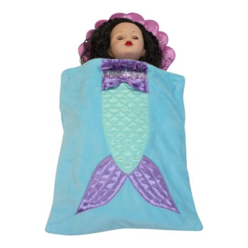 Ari and Friends Mermaid Sleeping Bag Fits 18 inch Doll Clothes