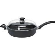 Ballarini RT7LD.28 Rialto 3.75 Qt. Covered Aluminum Non-Stick Saute Pan with Thermopoint Heat Indicator