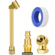 Heavy-Duty Brass 2-Way Air Chuck