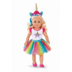 My Life As 18” Poseable Unicorn Trainer Doll, Blonde Hair